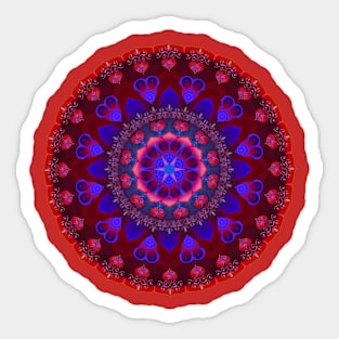 Mandala Magic - Daily Focus 4.9.2015 Hearts of Love Sticker